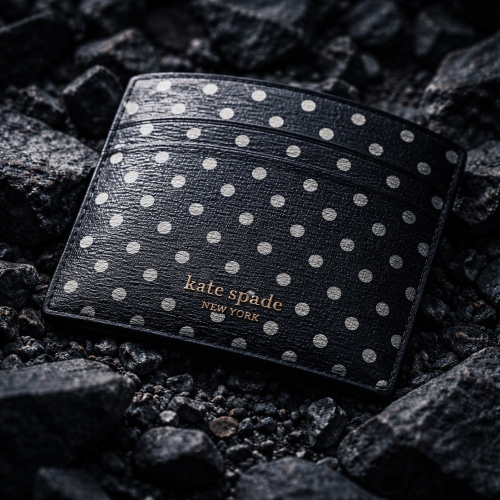 Polka dot Kate Spade Card organizer